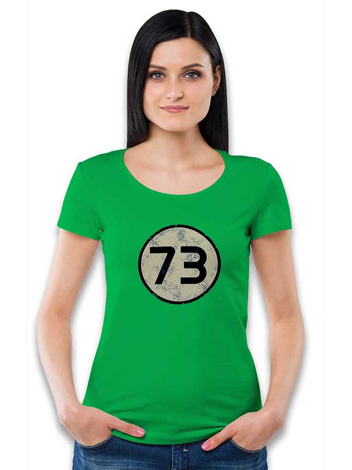 sheldon-73-logo-vintage-damen-t-shirt gruen 2