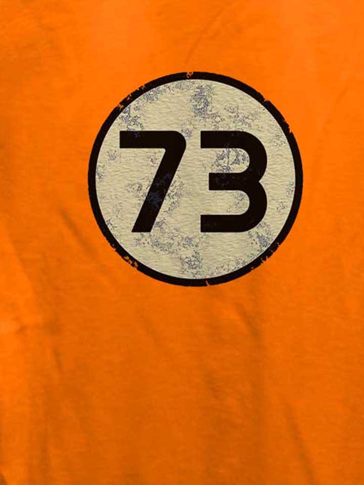 sheldon-73-logo-vintage-damen-t-shirt orange 4