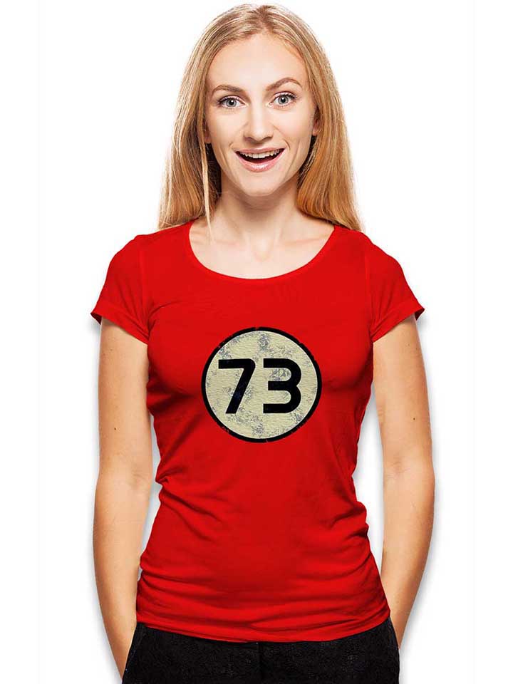 sheldon-73-logo-vintage-damen-t-shirt rot 2