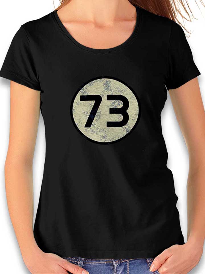 Sheldon 73 Logo Vintage Womens T-Shirt black L
