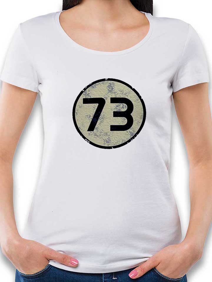 sheldon-73-logo-vintage-damen-t-shirt weiss 1
