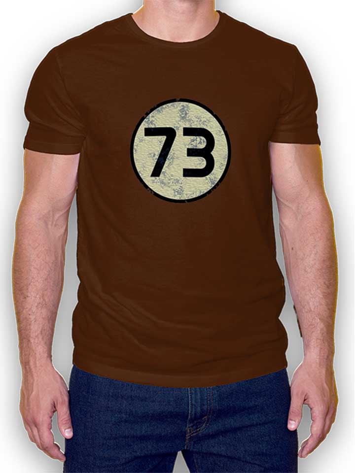 Sheldon 73 Logo Vintage T-Shirt brown L