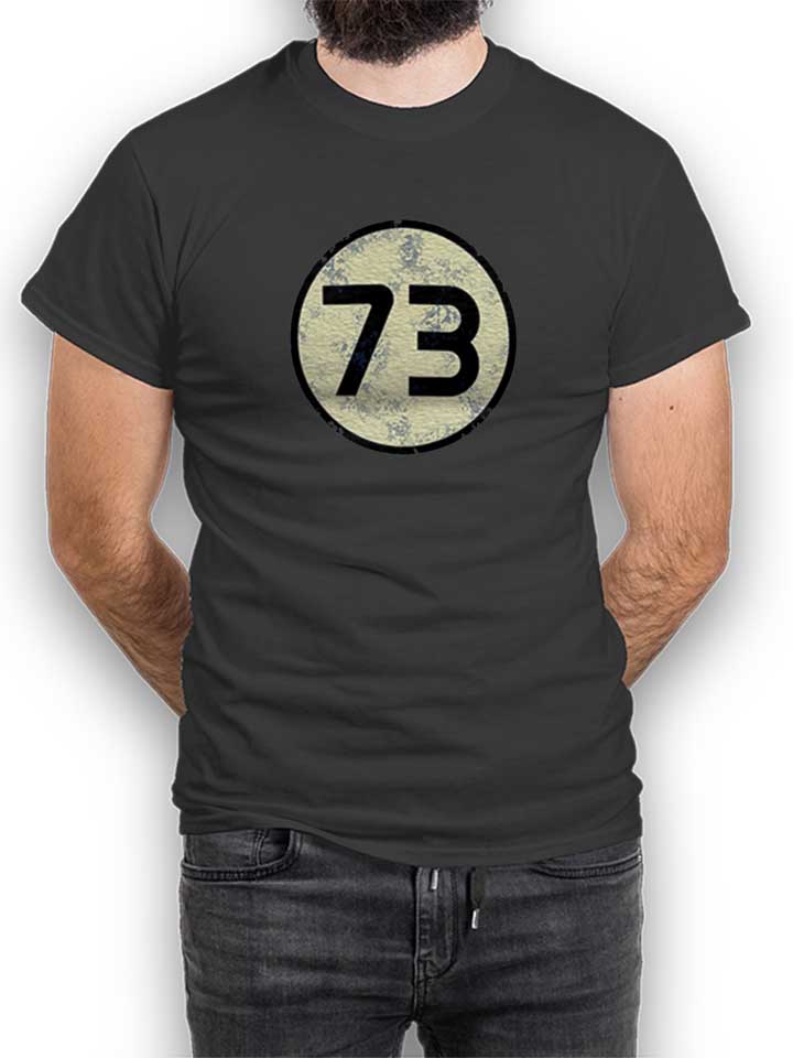 Sheldon 73 Logo Vintage T-Shirt dark-gray L