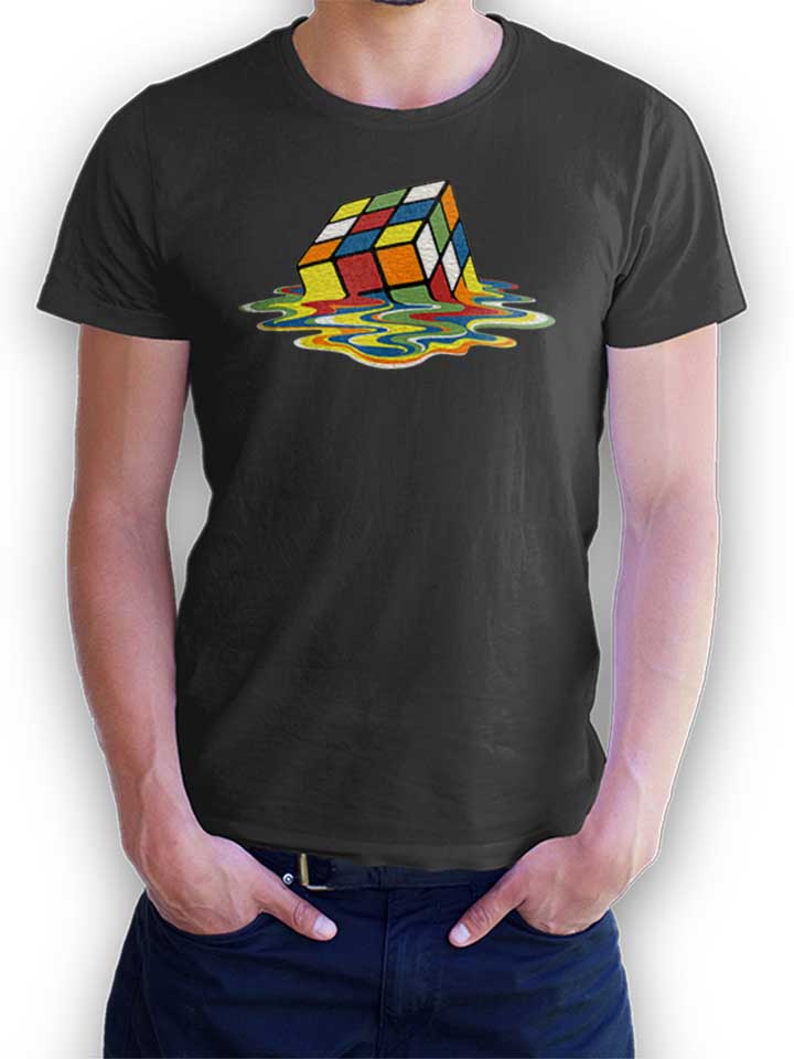Sheldons Cube T-Shirt grigio-scuro L