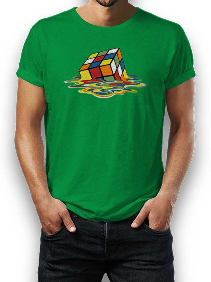 Sheldons Cube T-Shirt gruen L