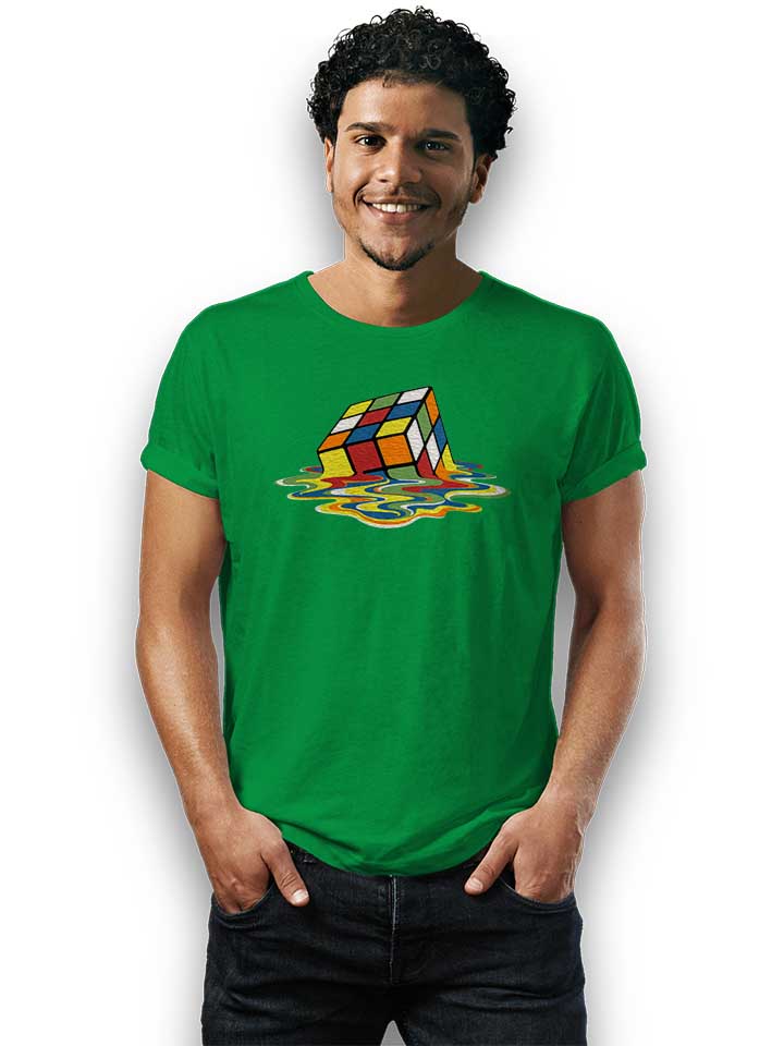 sheldons-cube-t-shirt gruen 2