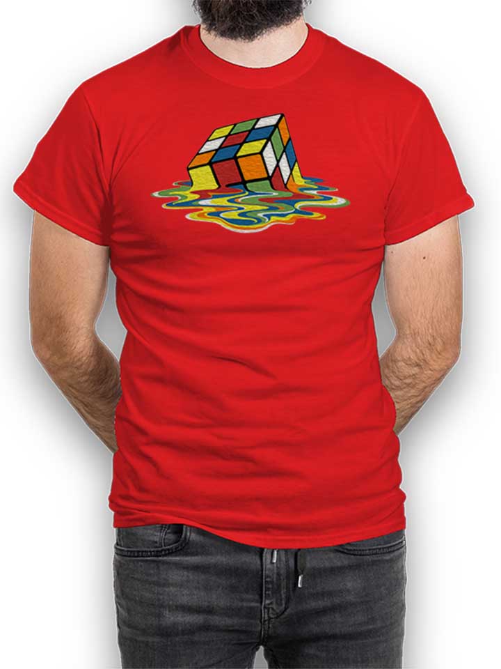 Sheldons Cube T-Shirt rot L