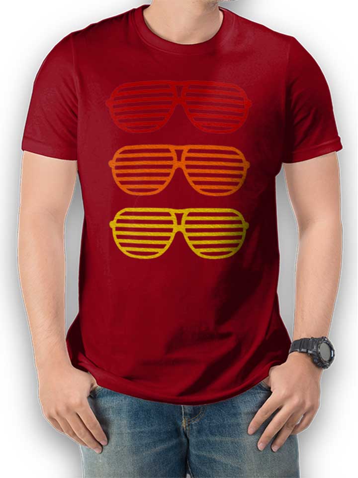 shuttler-shade-brille-t-shirt bordeaux 1