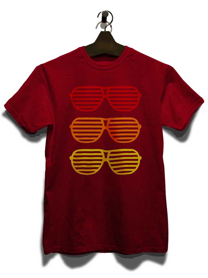 shuttler-shade-brille-t-shirt bordeaux 3