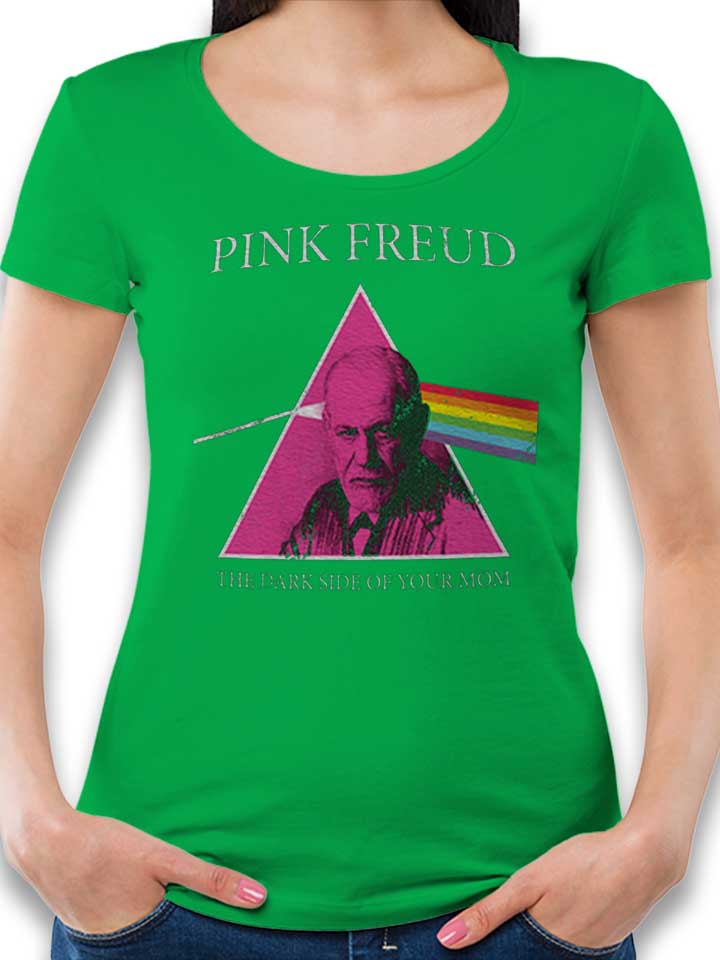 Sigmund Freud The Dark Side Damen T-Shirt gruen L