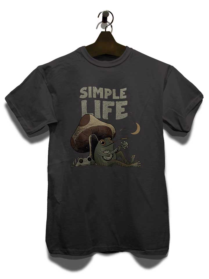 simple-life-frog-t-shirt dunkelgrau 3