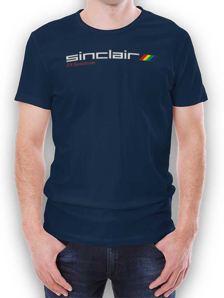 Sinclair Zx Spectrum Camiseta azul-marino L