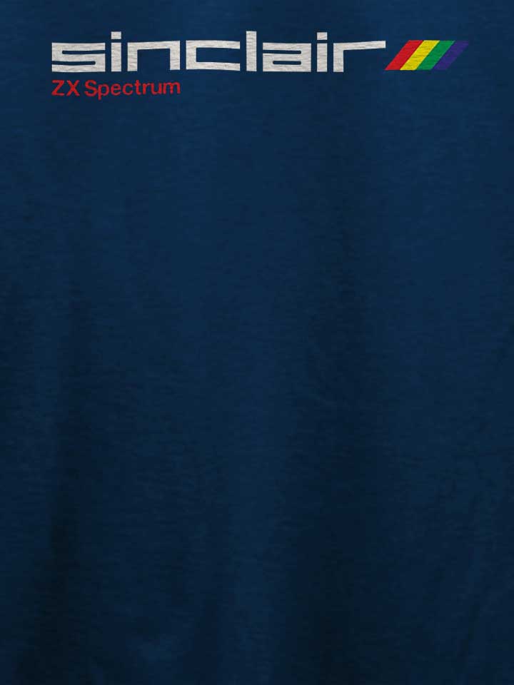 sinclair-zx-spectrum-t-shirt dunkelblau 4