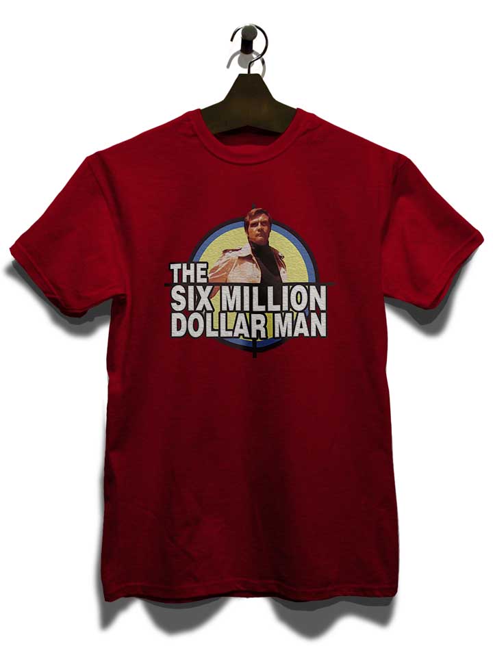 six-million-dollar-man-t-shirt bordeaux 3