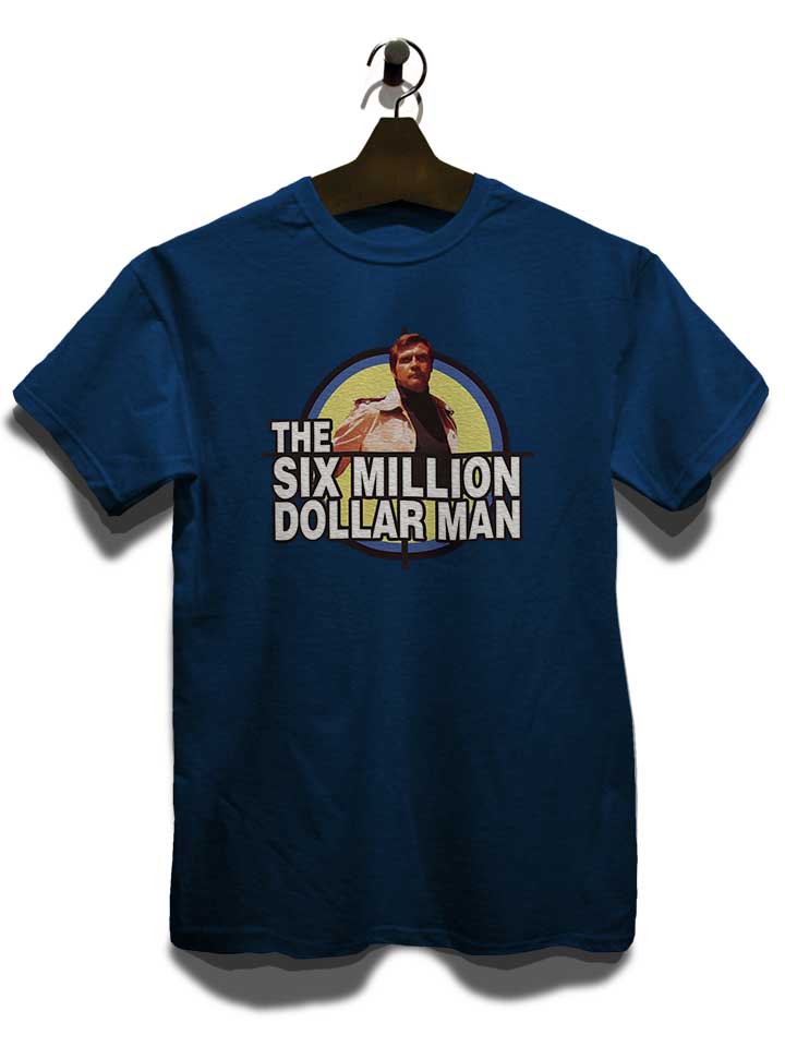 six-million-dollar-man-t-shirt dunkelblau 3
