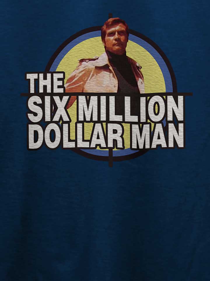 six-million-dollar-man-t-shirt dunkelblau 4