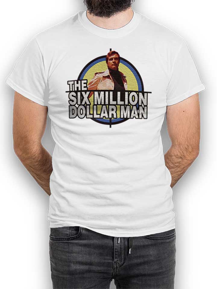 six-million-dollar-man-t-shirt weiss 1