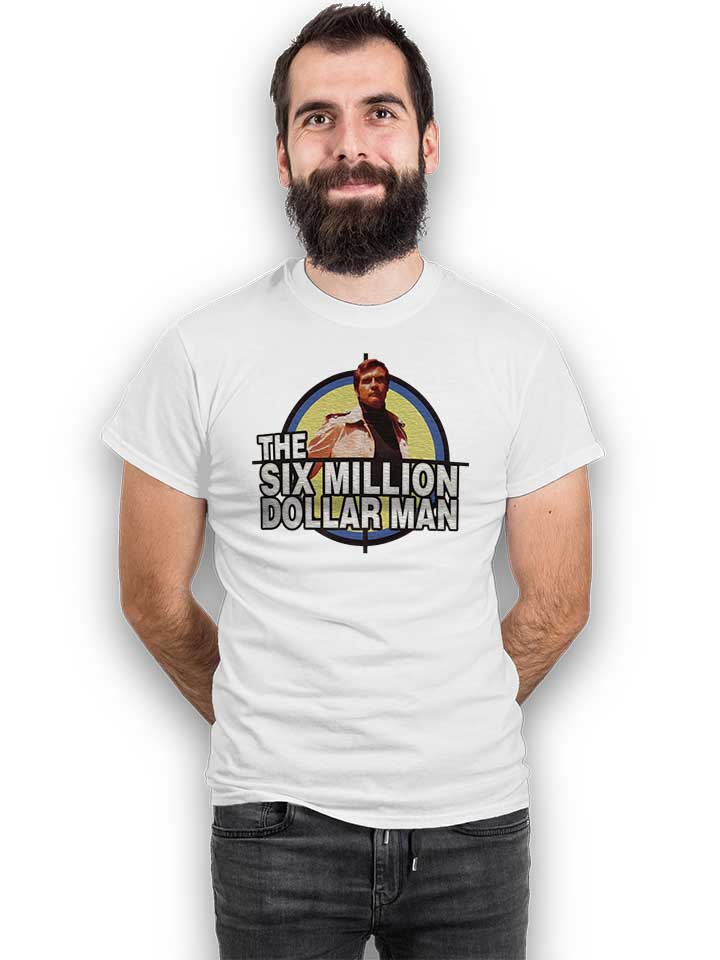 six-million-dollar-man-t-shirt weiss 2