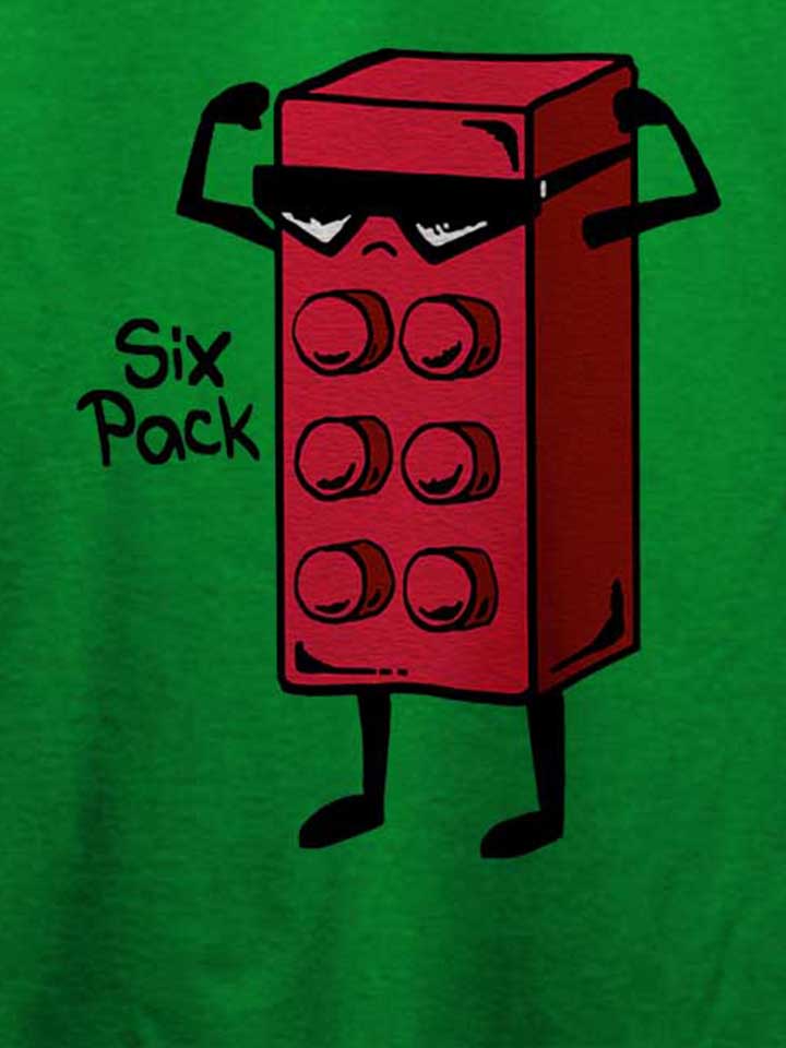 six-pack-brick-t-shirt gruen 4