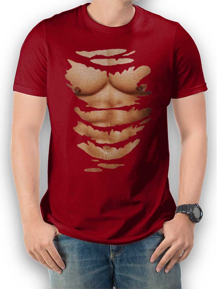 Sixpack T-Shirt maroon L