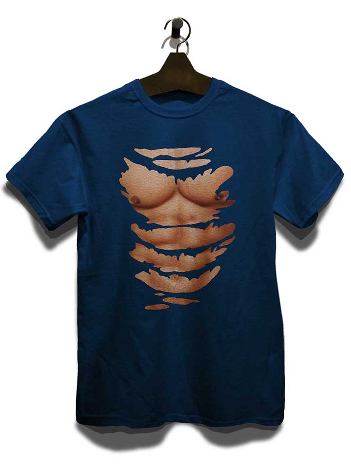 sixpack-t-shirt dunkelblau 3