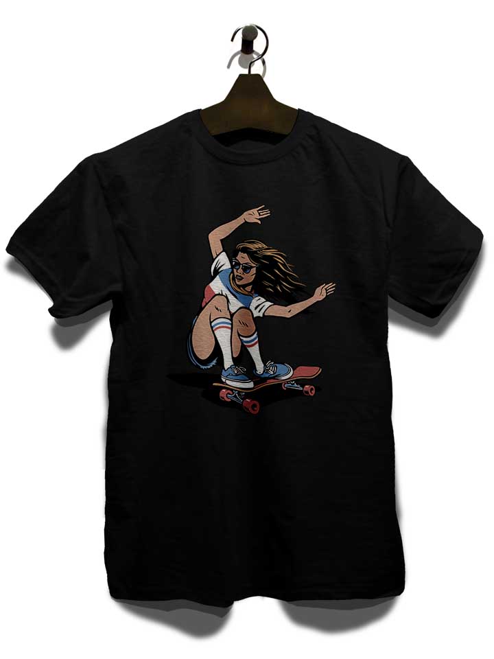 skate-girl-t-shirt schwarz 3