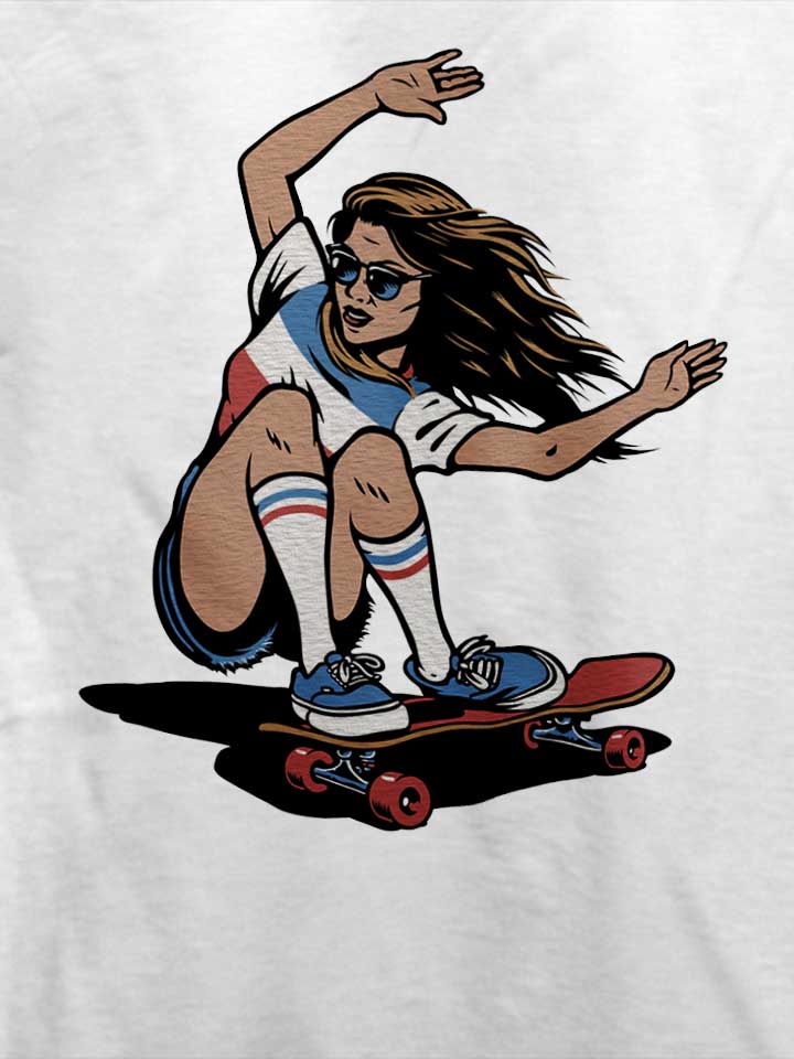 skate-girl-t-shirt weiss 4