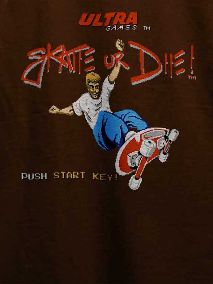 skate-or-die-t-shirt braun 4