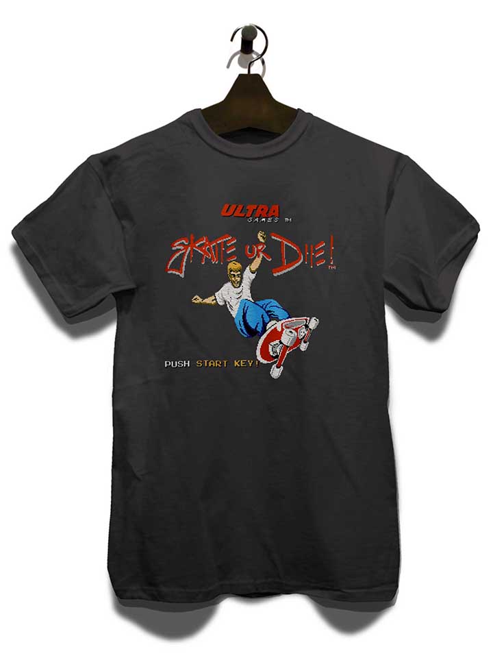skate-or-die-t-shirt dunkelgrau 3
