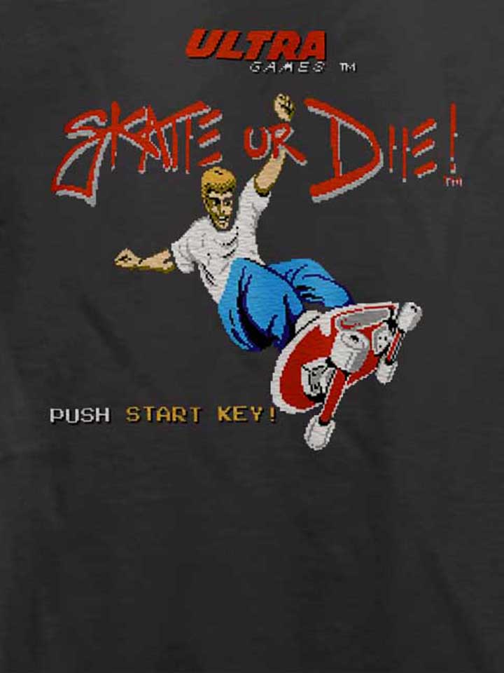 skate-or-die-t-shirt dunkelgrau 4