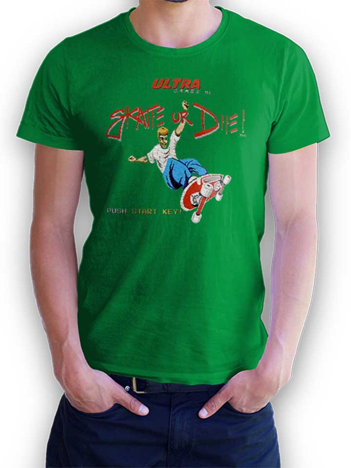 skate-or-die-t-shirt gruen 1