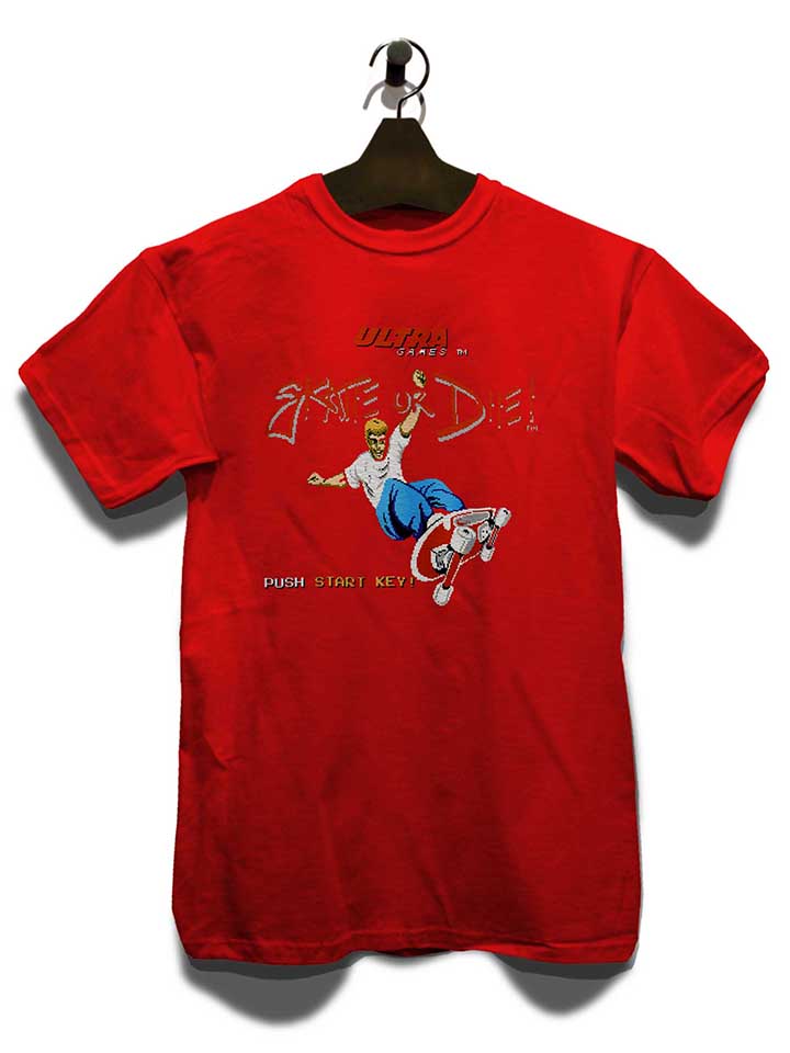skate-or-die-t-shirt rot 3