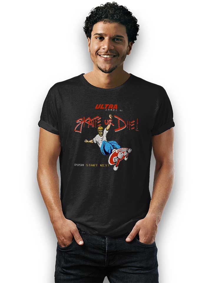 skate-or-die-t-shirt schwarz 2