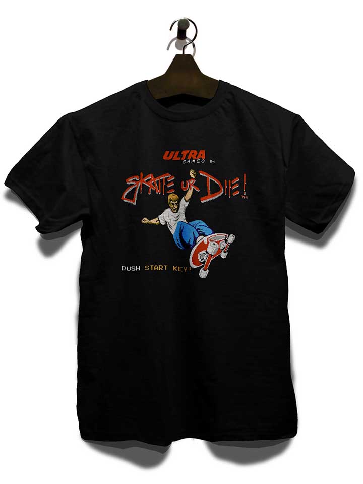skate-or-die-t-shirt schwarz 3