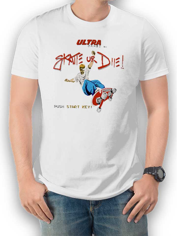 skate-or-die-t-shirt weiss 1