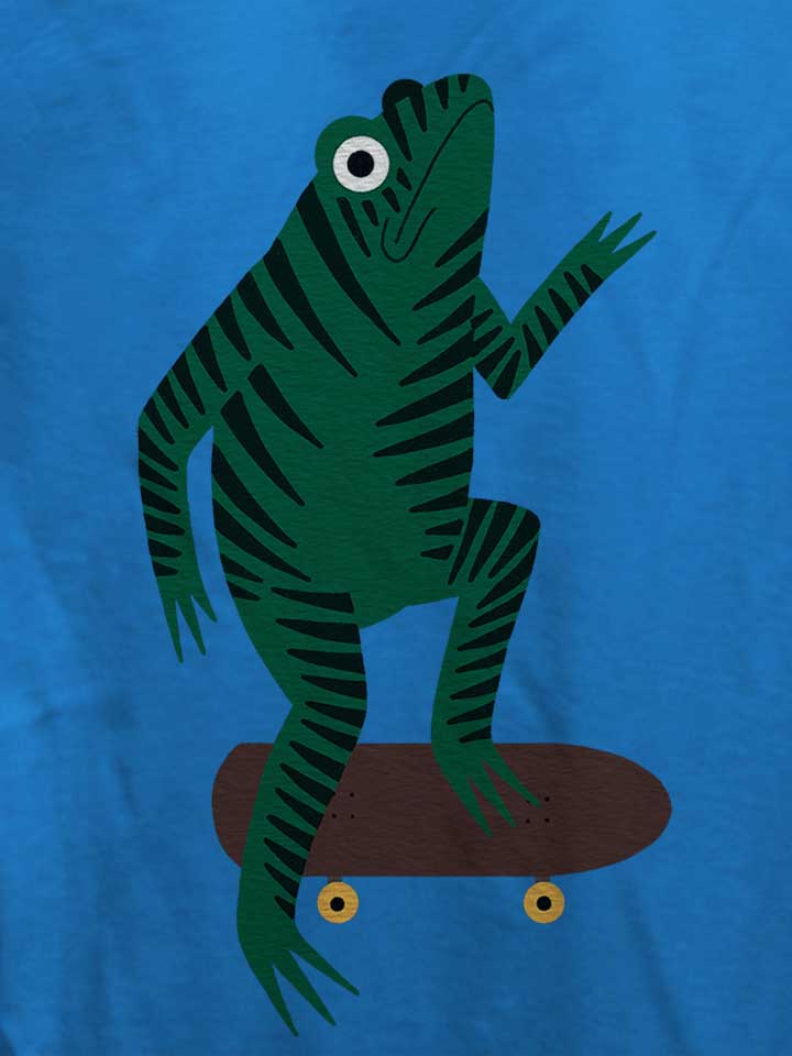 skateboard-frog-damen-t-shirt royal 4