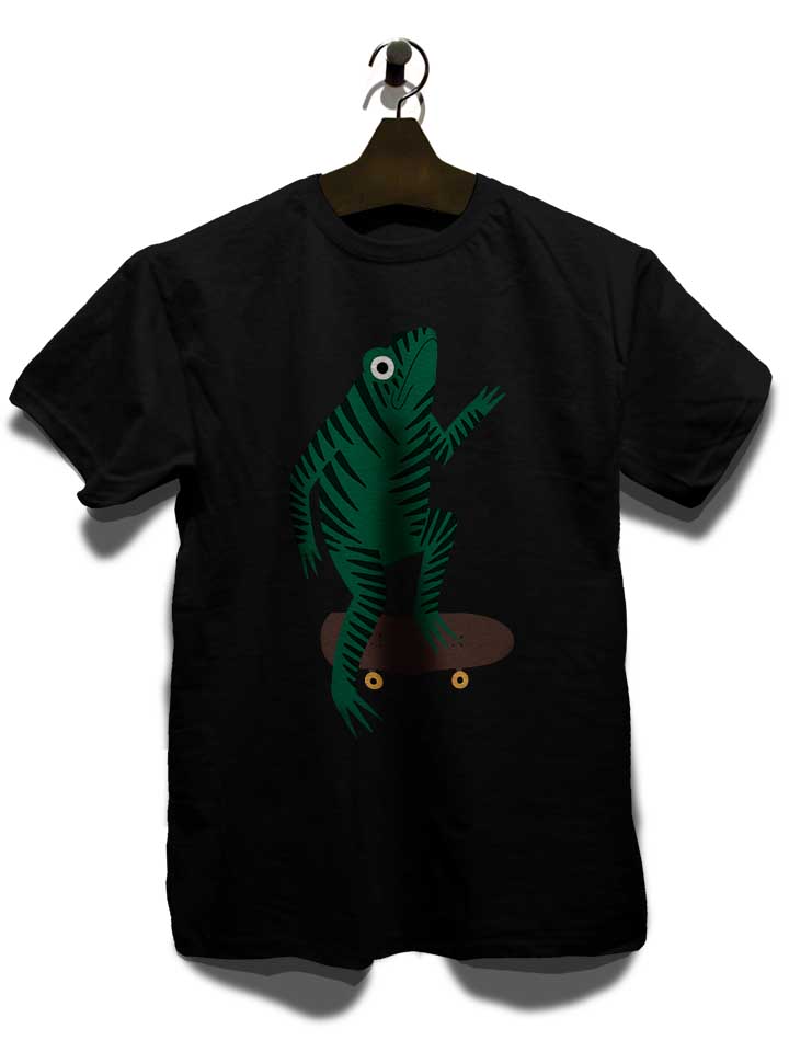 skateboard-frog-t-shirt schwarz 3