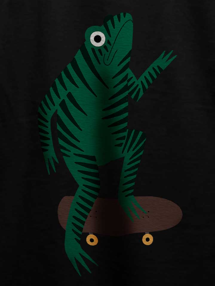skateboard-frog-t-shirt schwarz 4