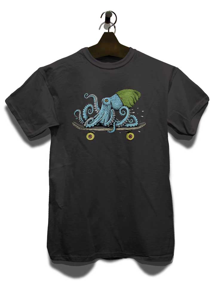 skateboard-octopus-t-shirt dunkelgrau 3