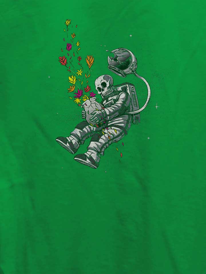skeleton-astronaut-damen-t-shirt gruen 4