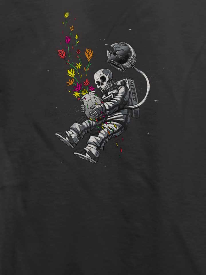 skeleton-astronaut-t-shirt dunkelgrau 4