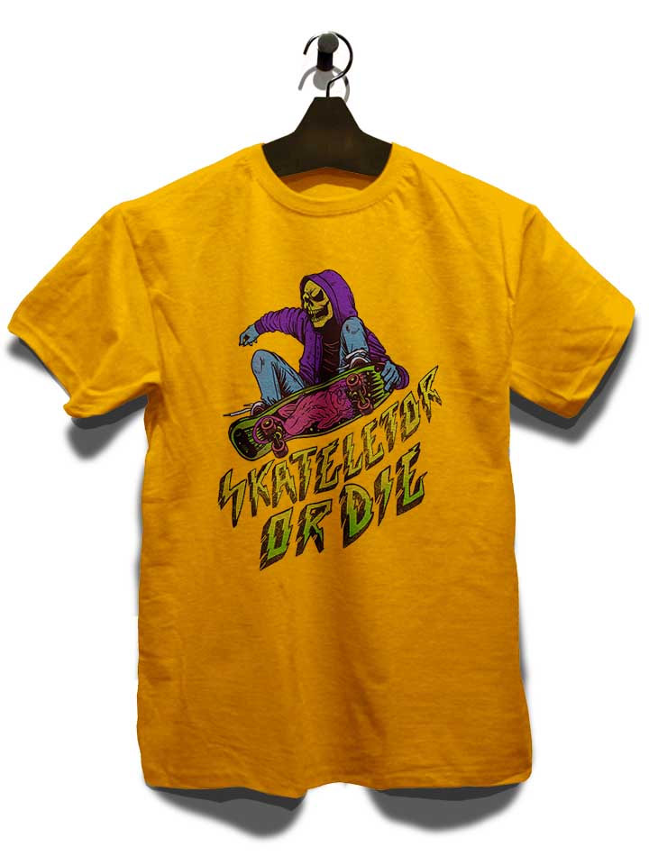 skeletor-skate-or-die-t-shirt gelb 3