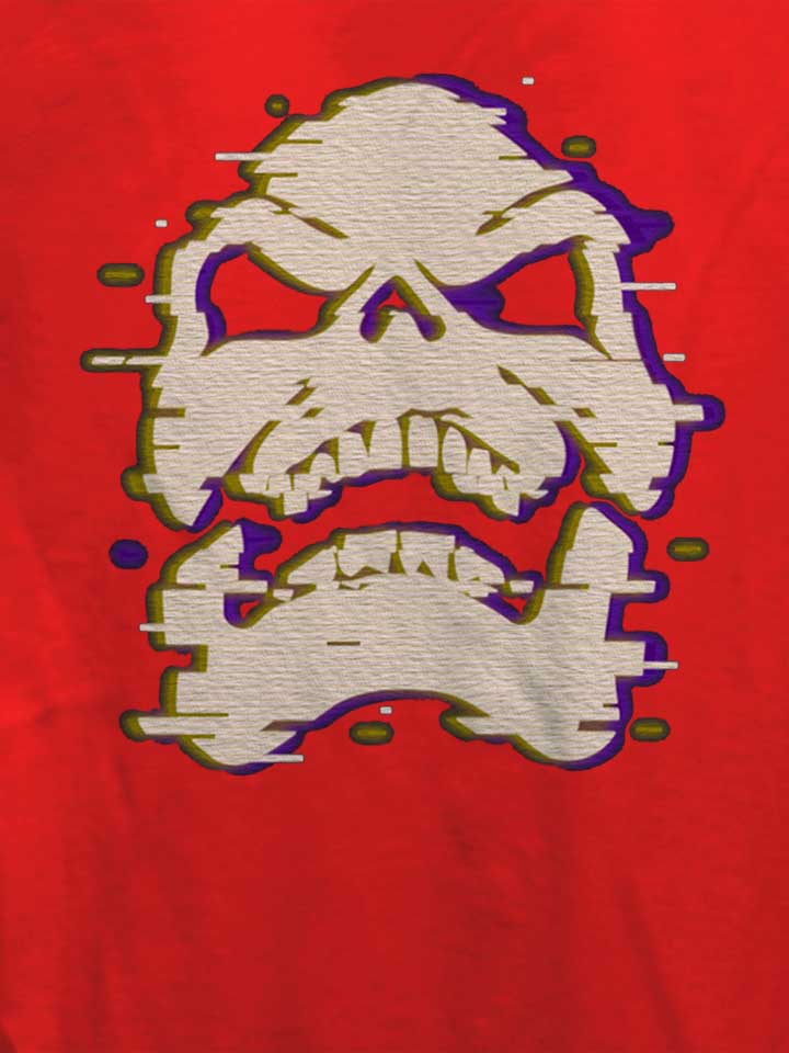 skelletor-skull-damen-t-shirt rot 4