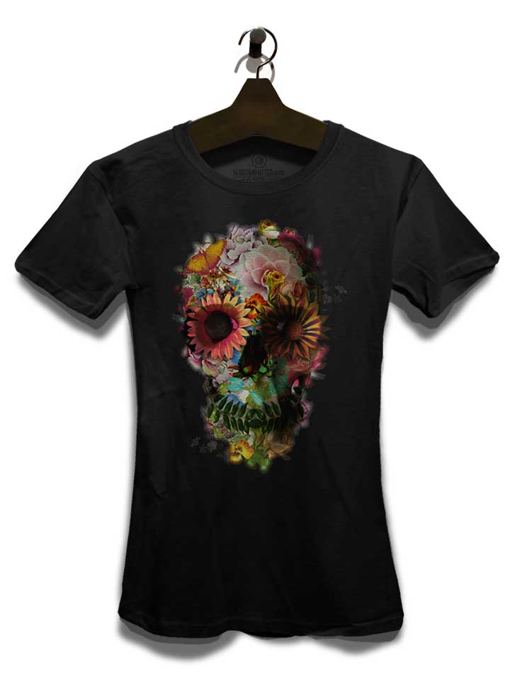 skull-2-damen-t-shirt schwarz 3