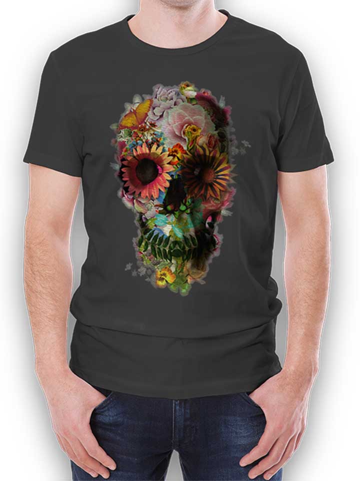 Skull 2 T-Shirt dunkelgrau L