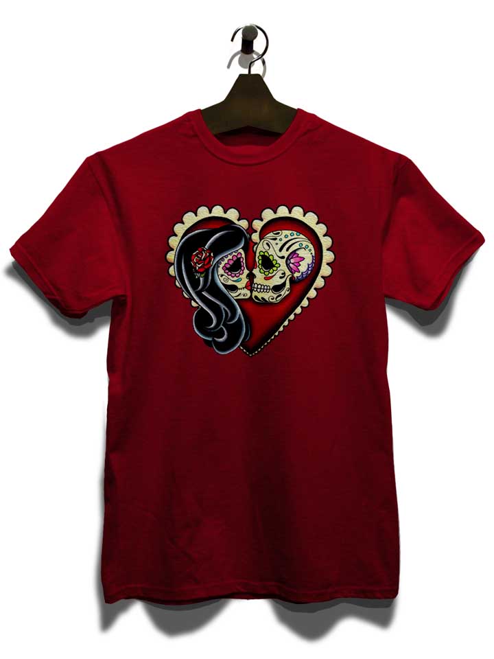 skull-lovers-heart-t-shirt bordeaux 3