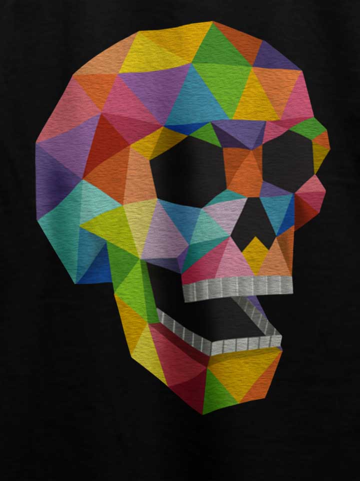 skull-polygons-t-shirt schwarz 4