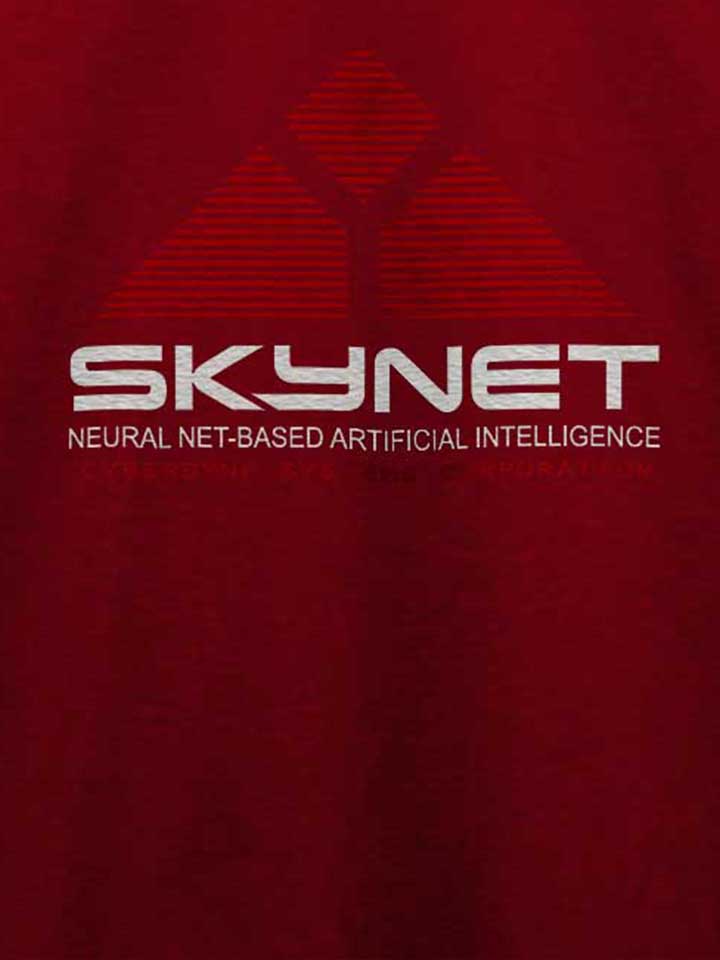 skynet-cyberdyne-systems-corporation-t-shirt bordeaux 4