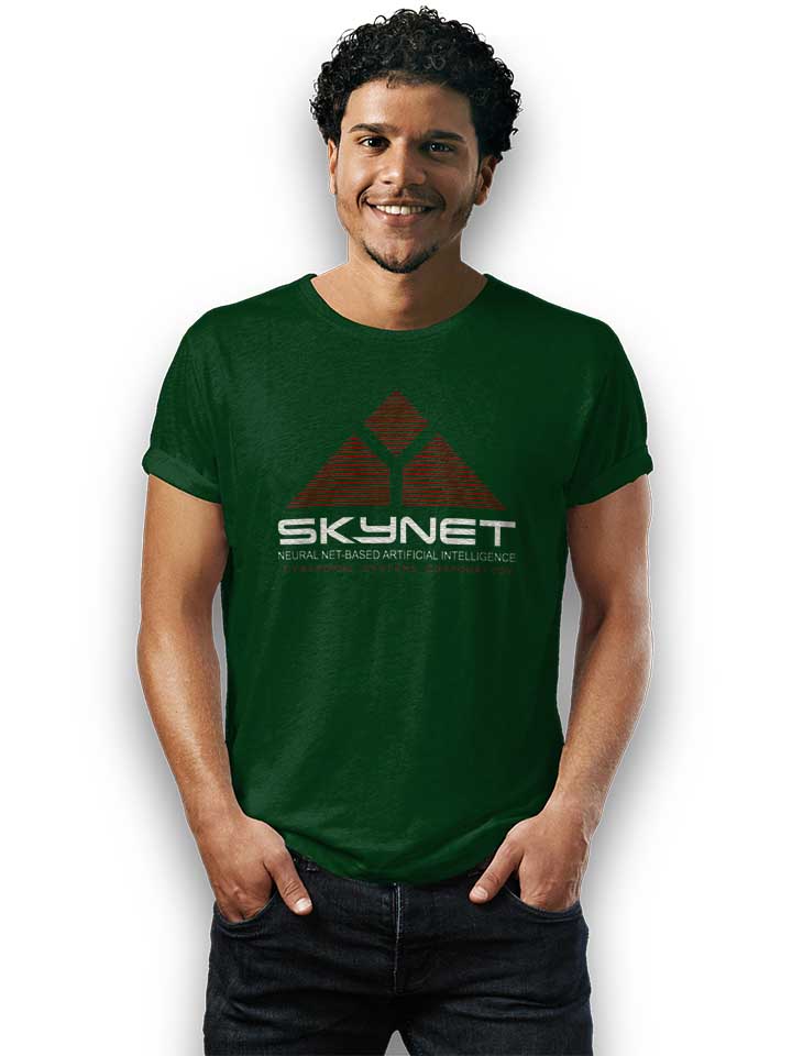 skynet-cyberdyne-systems-corporation-t-shirt dunkelgruen 2
