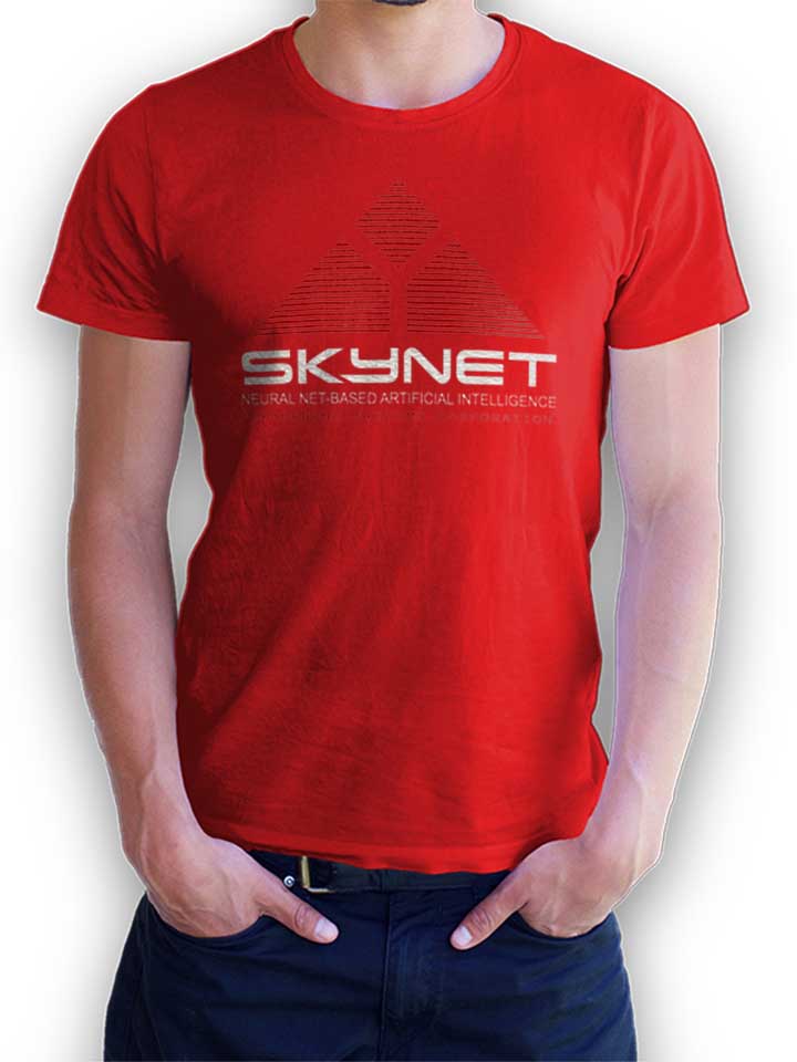 Skynet Cyberdyne Systems Corporation T-Shirt red L